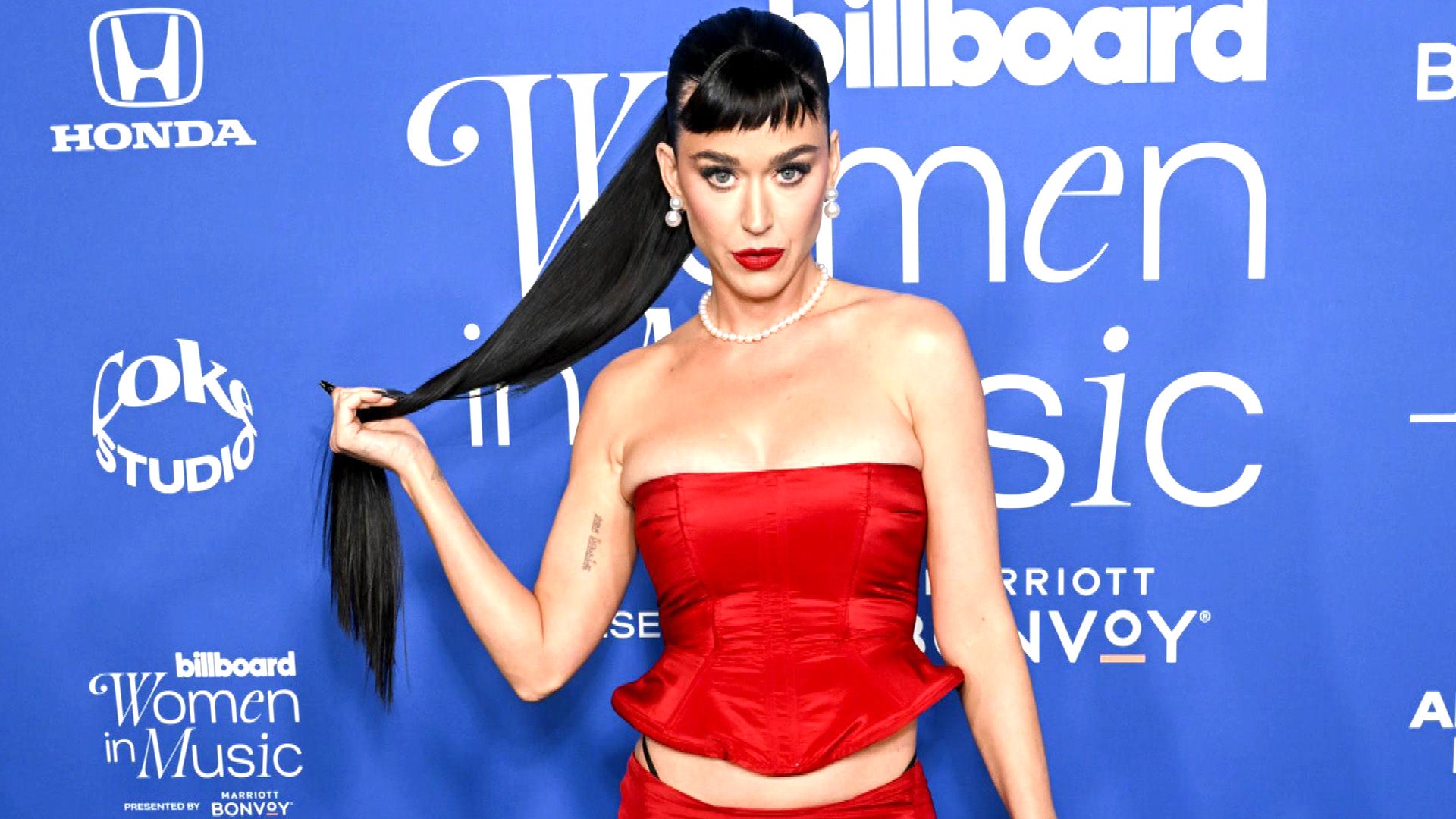 Katy Perry Sports Brave Look at 2024 Billboard Women in Music Awards